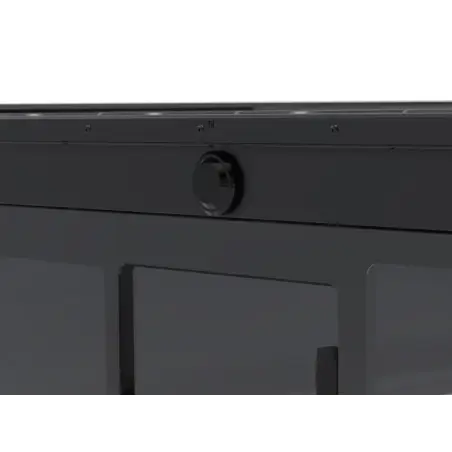 Hardtop Contour noir/ lisse sans fenêtre latérale pour Toyota Hilux Revo 2016+ double cabine Alu-Cab